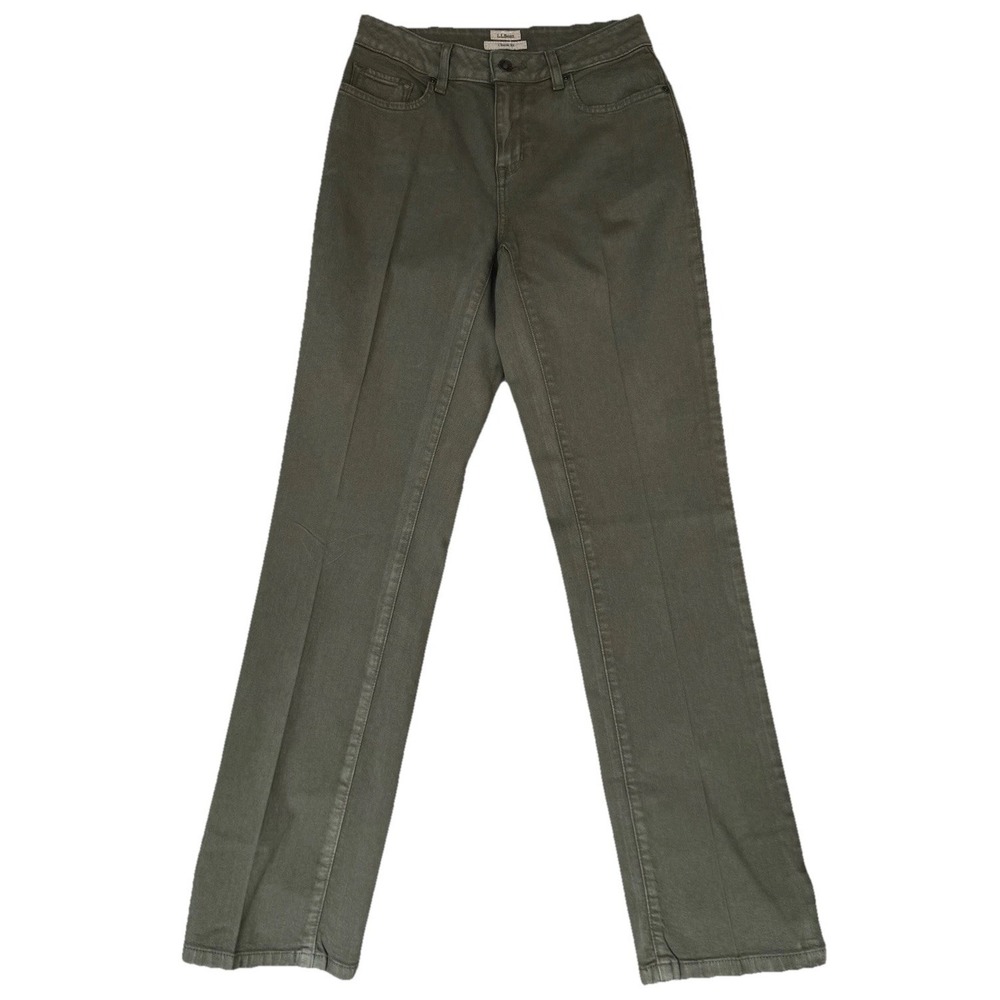 LL Bean Pants Classic Fit Womens Size 4‎ Mid Rise 28x31.5 Granola Girl Outdoor